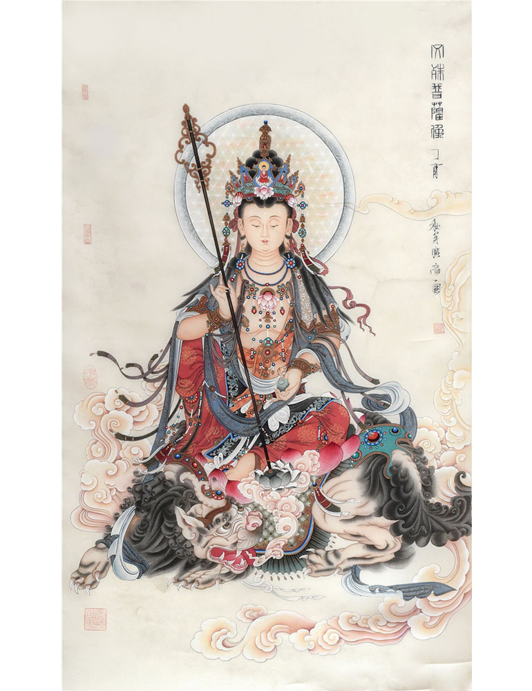 工笔画家李广彦中国传统文化的审美意象艺术赏析