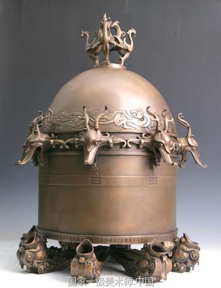 工艺美术—东汉张衡地动仪 工艺美术学校 中国艺术品交易平台 古玩艺术品交易中心 古玩艺术品交易