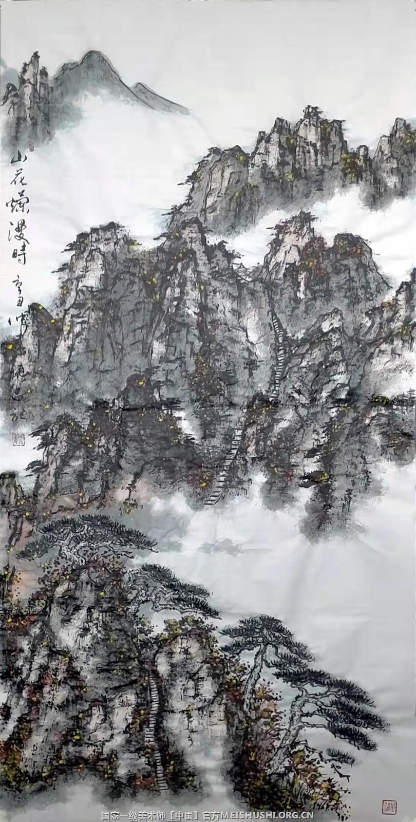 4叶显明《花烂漫时》139x69cm.2021.jpg